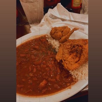 Morrow's - Morrow's Fried Chicken Cup Red Beans & Rice - Cajun/Creole Near Me - New Orleans, Louisiana Morrow's - Morrow's Fried Chicken Cup Red Beans & Rice - Cajun/Creole Near Me - New Orleans, Louisiana