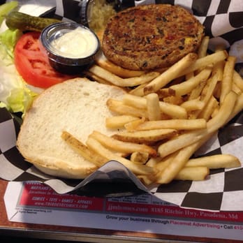 Double T Diner - Pasadena - Veggie burger deluxe. - Diners Near Me - Pasadena, Maryland