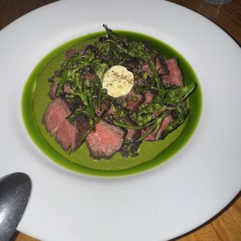 Vern's - Wagyu Bavette with broccolini - New American Near Me - Charleston, South Carolina