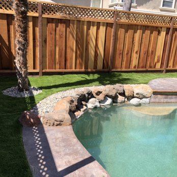 Creekside Landscape - Artificial grass installation! We use high quality grass that looks real! - Landscaping Near Me - Los Banos, California