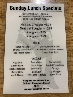 Menu photo 1 Batter Up! Sylacauga, AL