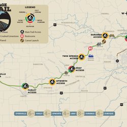 Heritage Trail - Trail Map from Dyersville to Dubuque.
