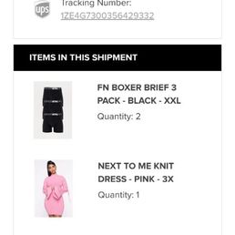 items ordered items ordered