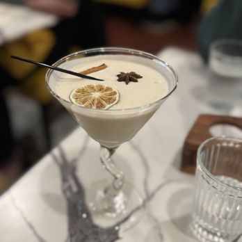 Ssaanjh Indian - Chai Martini - Indian Near Me - Brookline, Massachusetts