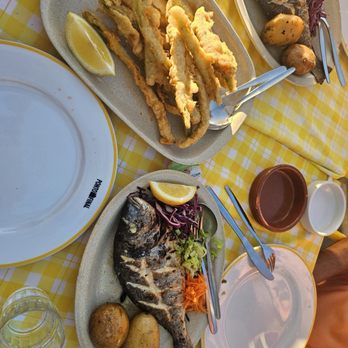 Ponto Final - Tempura green beans + grilled sea bass - Portuguese Near Me - Almada, 15