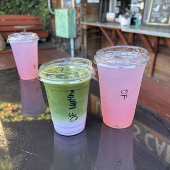 Leilani's Cafe - Dragonfruit matcha and dragonfruit lemonade. - Breakfast & Brunch Near Me - San Diego, California