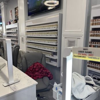 KV Nail Art - More walls of polish - Nail Salons Near Me - Phoenix, Arizona