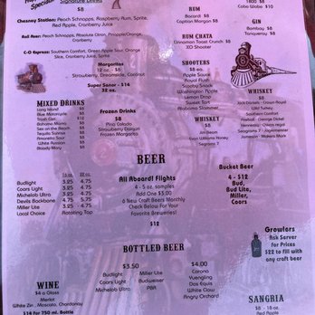 The Rail Bar & Grille - Drink menu - American Near Me - Covington, Virginia The Rail Bar & Grille - Drink menu - American Near Me - Covington, Virginia