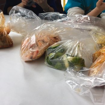 Good Catch Boil House - LOTS of plastic - Cajun/Creole Near Me - Markham, Ontario