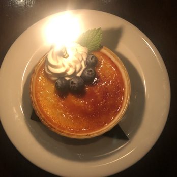 Saltus River Grill - mmmmm.... crème brûlée and a birthday wish - Sushi Bars Near Me - Beaufort, South Carolina Saltus River Grill - mmmmm.... crème brûlée and a birthday wish - Sushi Bars Near Me - Beaufort, South Carolina