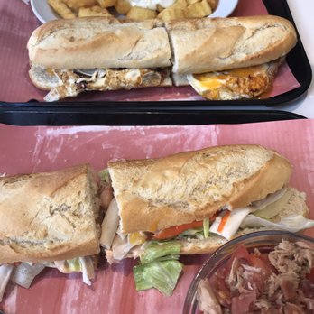 Patatin & Company - Bocadillo de calamar y cangrejo y bocadillo de chorizo con patatas - Salad Near Me - Madrid, M Patatin & Company - Bocadillo de calamar y cangrejo y bocadillo de chorizo con patatas - Salad Near Me - Madrid, M