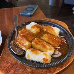 Tofu Vegan - Sizzling Tofu w House Sauce