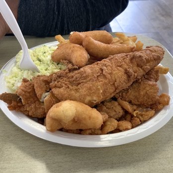 Johnnys Barbecue - Seafood Combo - Barbeque Near Me - Louisburg, North Carolina