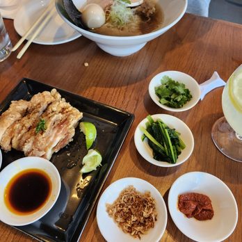 Laki Ramen - Part of this complete breakfast. Baitang ramen, karaage, and side add ons. - Ramen Near Me - Los Angeles, California