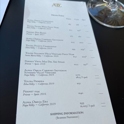 Alpha Omega Collective Napa by null