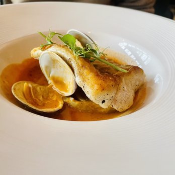 Bistro du Midi - Pan Roasted Cod - French Near Me - Boston, Massachusetts Bistro du Midi - Pan Roasted Cod - French Near Me - Boston, Massachusetts