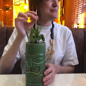 Bandits Burger & Dive - BDE, her face says it all. - Cocktail Bars Near Me - New York, New York