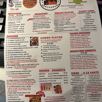 Carlos Mexican Restaurant - Menu - Mexican Near Me - Westland, Michigan Carlos Mexican Restaurant - Menu - Mexican Near Me - Westland, Michigan