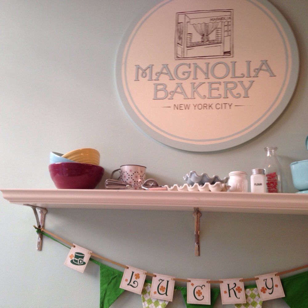 Magnolia Bakery - Such a cute bakery, right off the State/Lake Brownline stop. You can enter on State Street or inside the mall. - Bakeries Near Me - Chicago, Illinois Magnolia Bakery - Such a cute bakery, right off the State/Lake Brownline stop. You can enter on State Street or inside the mall. - Bakeries Near Me - Chicago, Illinois