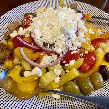 A Taste of Greece - Horiatiki Authentic Village Salad - Greek Near Me - River Edge, New Jersey A Taste of Greece - Horiatiki Authentic Village Salad - Greek Near Me - River Edge, New Jersey