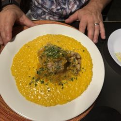 Trattoria La Colonna - Osso Buco in Milanese Risotto