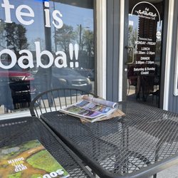 Cafe Sababa - Mediterranean Grill - Outside seating area