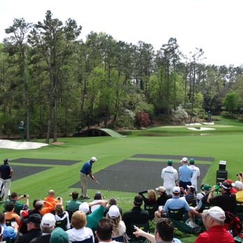 Masters Tournament - The stand overlooking the 12th tee is my favorite spot on the whole course. You can also see the 11th green and 13th tee shots. - Golf Near Me - Augusta, Georgia Masters Tournament - The stand overlooking the 12th tee is my favorite spot on the whole course. You can also see the 11th green and 13th tee shots. - Golf Near Me - Augusta, Georgia