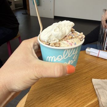 Molly Moon's - Seasonal flavor of birthday cake batter - Ice Cream & Frozen Yogurt Near Me - Seattle, Washington Molly Moon's - Seasonal flavor of birthday cake batter - Ice Cream & Frozen Yogurt Near Me - Seattle, Washington