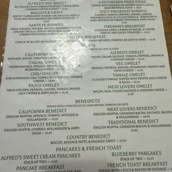 Alfred's Cafe - Breakfast the most important meal of any day - American Near Me - Tacoma, Washington