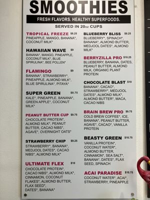 Menu photo 1 Awake Juice bar Apple Valley, CA