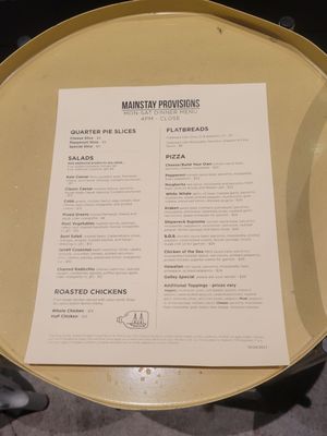 Menu photo 4 Mainstay Provisions Seattle, WA Menu photo 4 Mainstay Provisions Seattle, WA
