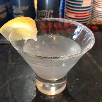 AJs Corner Brick Bar & Grill - Lemon drop with Glacier 45 huckleberry vodka. - Pizza Near Me - Baker City, Oregon