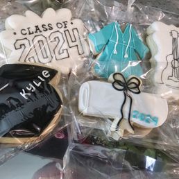 Custom cookies individually wrapped Custom cookies individually wrapped