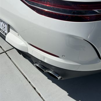 Corona Dent Repair - Bumper before - Body Shops Near Me