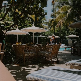 Trouvail - pool area - Hotels Near Me - Miami Beach, Florida