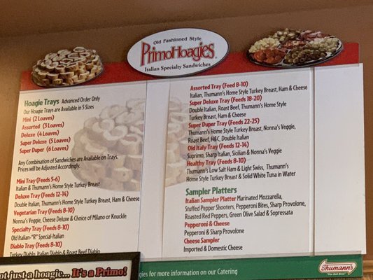 Menu photo 3 PrimoHoagies Philadelphia, PA