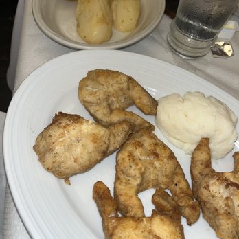 Bahari Estiatorio - Baby Shark with potatoes on sides - Greek Near Me - Astoria, New York