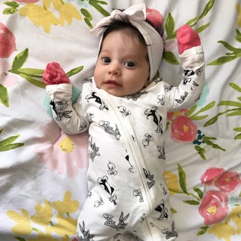Cotton On - My 2 month old is wearing a size 3-6 month. Love the diagonal two sided zipper, makes diaper changes easy and zipper doesn't hurt her chin. - Men's Clothing Near Me - San Diego, California Cotton On - My 2 month old is wearing a size 3-6 month. Love the diagonal two sided zipper, makes diaper changes easy and zipper doesn't hurt her chin. - Men's Clothing Near Me - San Diego, California