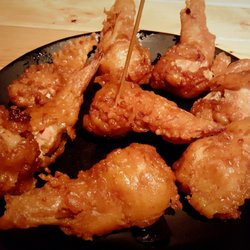 Khan Japanese Kitchen & Bar - Ckn stuffed w. Hot pepper, shrimp or corn cheese.