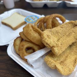 HotSpot Hoover - Fried catfish w/onion rings