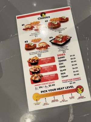 Menu photo 3 Angry Chickz Elk Grove, CA