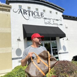 Article Consignment Boutique - This guy right here loves making your day by helping you find the perfect treasures