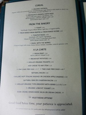 Menu photo 5 Greenleaf Restaurant Ashland, OR