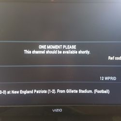 Full Channel - Tried to watch the game today Sunday 30 Sept. Only CBS channel 12, all other channels work fine. Called to find they are closed on weekends.