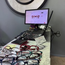 West Orange Optical - This is how many frames I tried on. Then we moved to the website to find the exact frame I wanted. Grateful is an understatement!