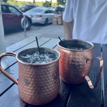 Tortoise & Hare - Cucumber Lime Moscow Mule + Iris Moscow Mule - Bars Near Me - Bronx, New York