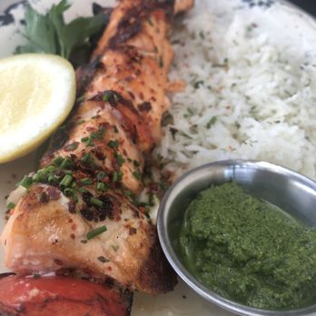 Aba - Salmon kebab - Mediterranean Near Me - Chicago, Illinois