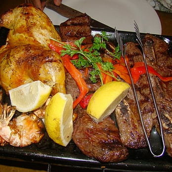 Buenos Aires Grill - Parrilla Completa...grilled shrimp, roasted chicken, bone-in short ribs, and skirt steak - Argentine Near Me - Northridge, California Buenos Aires Grill - Parrilla Completa...grilled shrimp, roasted chicken, bone-in short ribs, and skirt steak - Argentine Near Me - Northridge, California