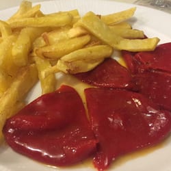 Beethoven III - Pimiento de piquillo y patatas - las guarniciones del chuleton