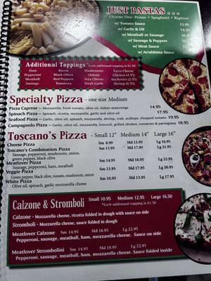 Menu photo 3 Toscana Yorktown, VA